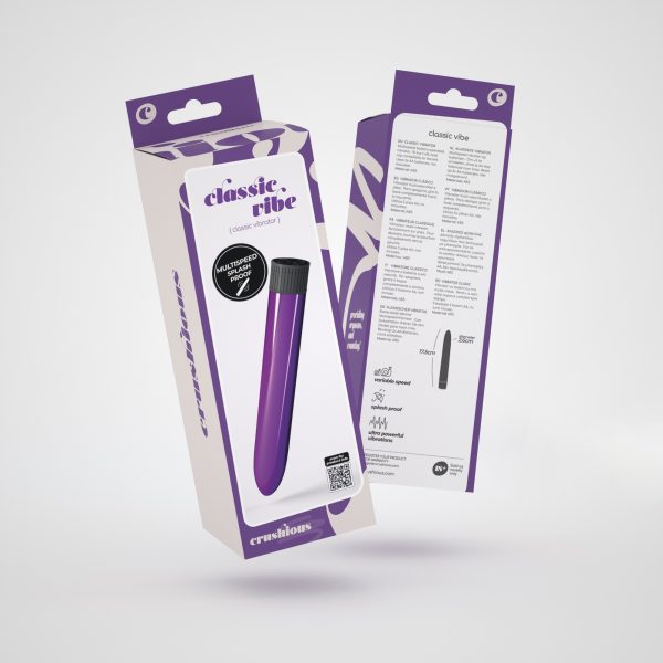 VIBRADOR CLASSIC VIBE CRUSHIOUS ROXO - Imagen 4