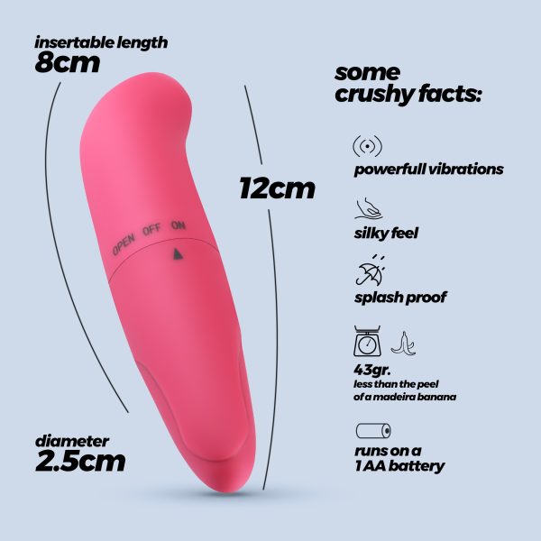 MINI MASSAJADOR G-FINDER ROSA CRUSHIOUS - Imagen 6