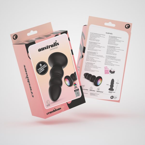 AUSTRALIS PLUG ANAL COM LED E COMANDO À DISTÂNCIA CRUSHIOUS - Imagen 8