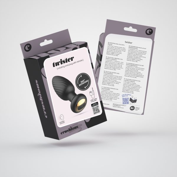 TWISTER PLUG ANAL ROTATIVO COM CONTROLO REMOTO CRUSHIOUS - Imagen 10
