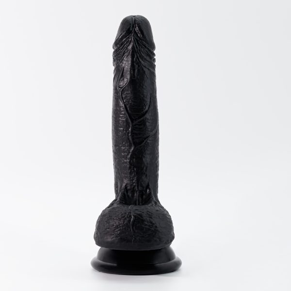 DILDO DE SILICONE LÍQUIDO INVIKTUS 7 CRUSHIOUS PRETO - Imagen 3
