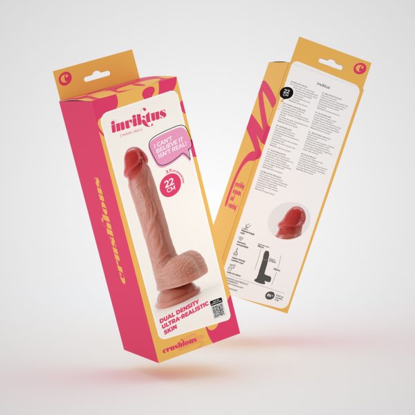 DILDO DE SILICONE LÍQUIDO INVIKTUS 8 CRUSHIOUS PELE - Imagen 8
