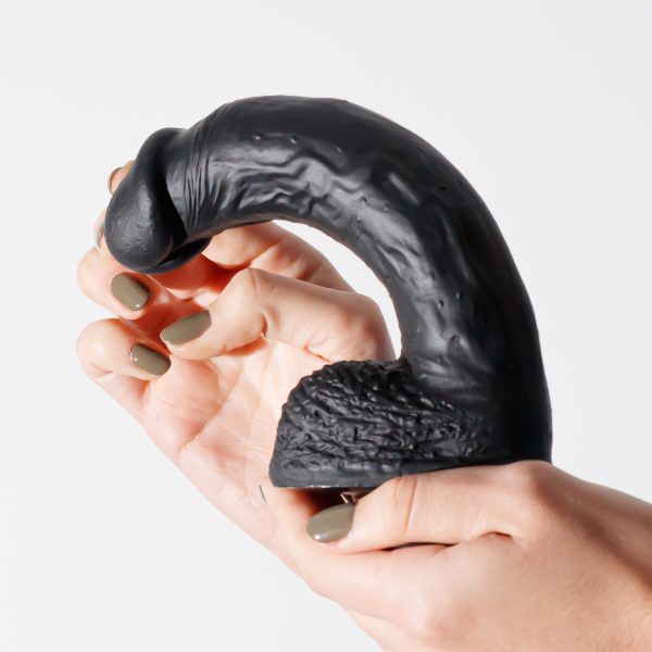 DILDO DE SILICONE LÍQUIDO INVIKTUS 8 CRUSHIOUS PRETO - Imagen 6