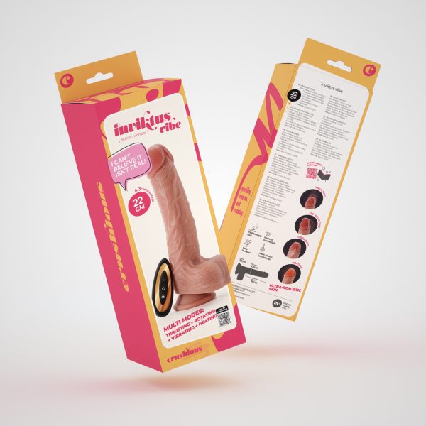 VIBRADOR DE SILICONE LÍQUIDO INVIKTUS VIBE 8,5 CRUSHIOUS PELE - Imagen 9