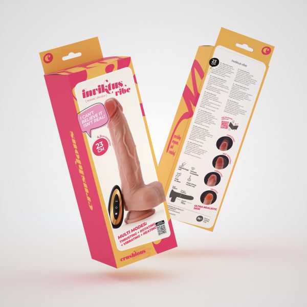 VIBRADOR DE SILICONE LÍQUIDO INVIKTUS VIBE 9 CRUSHIOUS PELE - Imagen 8