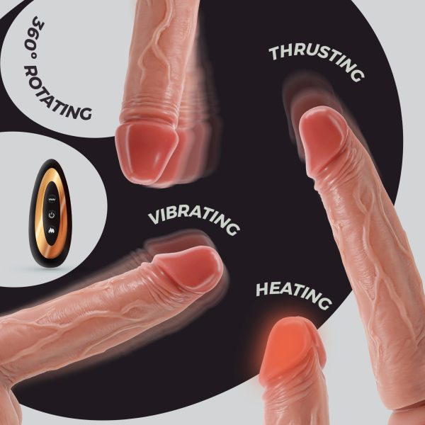 VIBRADOR DE SILICONE LÍQUIDO INVIKTUS VIBE 9 CRUSHIOUS PELE - Imagen 9