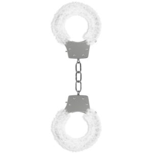 ALGEMAS COM PELUCHE PLEASURE FURRY HANDCUFFS BRANCAS
