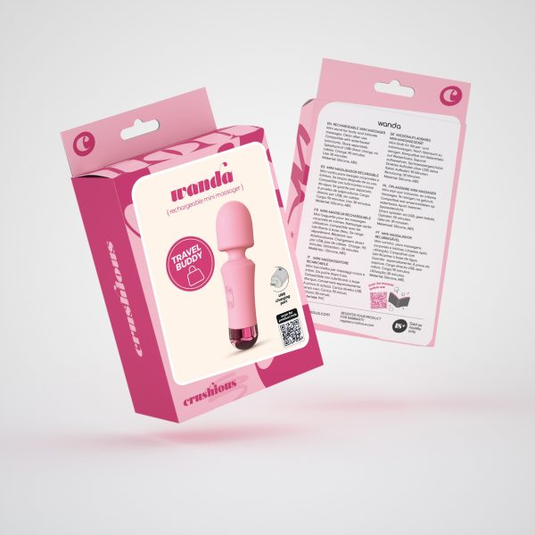 WANDA MINI VARINHA RECARREGÁVEL ROSA CRUSHIOUS - Imagen 9