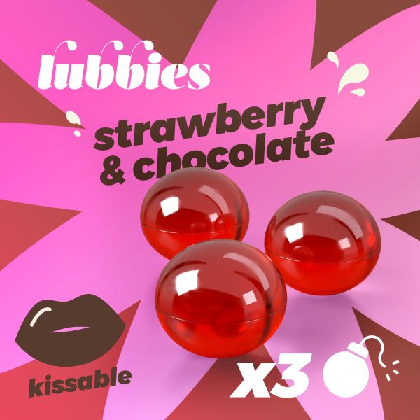 LUBBIES BOLINHAS DE ÓLEO BEIJÁVEIS MORANGO & CHOCOLATE CRUSHIOUS - Imagen 6