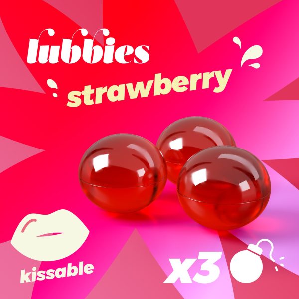 LUBBIES BOLINHAS DE ÓLEO BEIJÁVEIS MORANGO CRUSHIOUS - Imagen 6