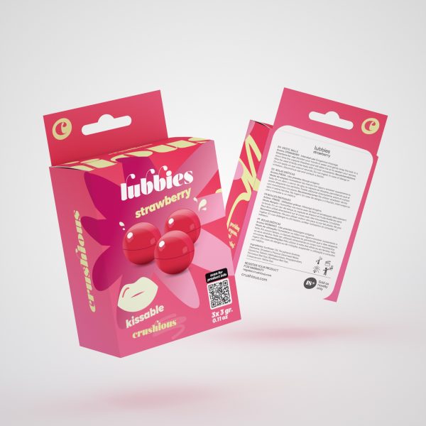 LUBBIES BOLINHAS DE ÓLEO BEIJÁVEIS MORANGO CRUSHIOUS - Imagen 3