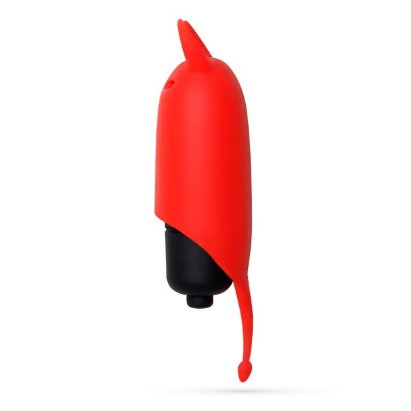 O-PET DIABO COM BALA DE 10 VIBRAÇÕES VERMELHO CRUSHIOUS - Imagen 3