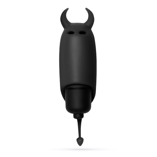 O-PET DIABO COM BALA DE 10 VIBRAÇÕES PRETO CRUSHIOUS - Imagen 2