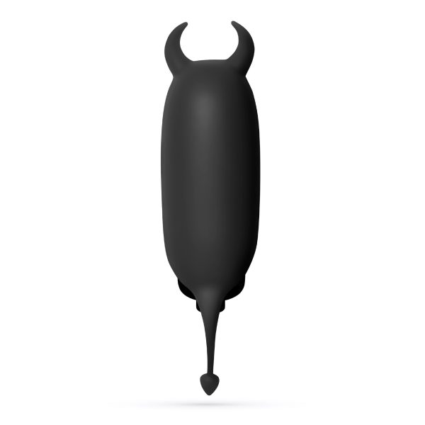 O-PET DIABO COM BALA DE 10 VIBRAÇÕES PRETO CRUSHIOUS - Imagen 4