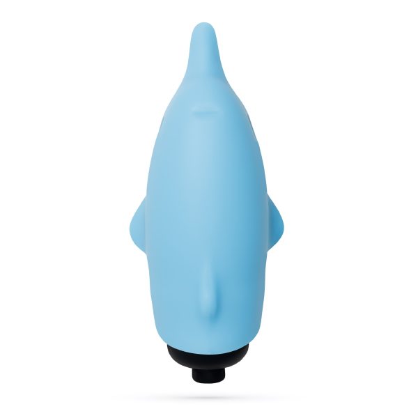 O-PET GOLFINHO COM BALA DE 10 VIBRAÇÕES AZUL CRUSHIOUS - Imagen 2