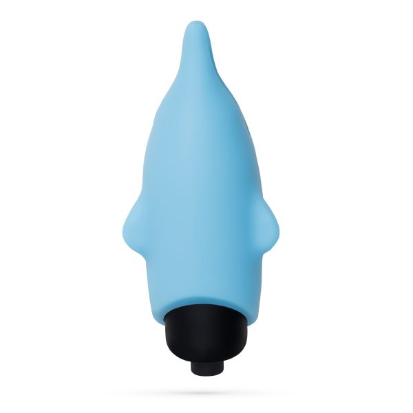 O-PET GOLFINHO COM BALA DE 10 VIBRAÇÕES AZUL CRUSHIOUS - Imagen 4