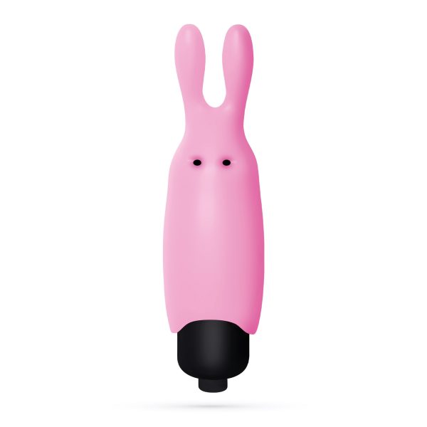 O-PET COELHO COM BALA DE 10 VIBRAÇÕES ROSA PASTEL CRUSHIOUS - Imagen 2