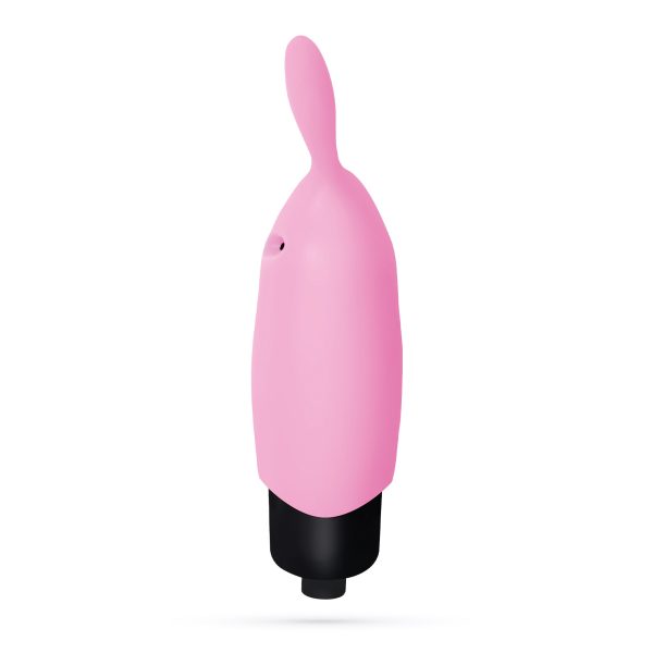 O-PET COELHO COM BALA DE 10 VIBRAÇÕES ROSA PASTEL CRUSHIOUS - Imagen 3