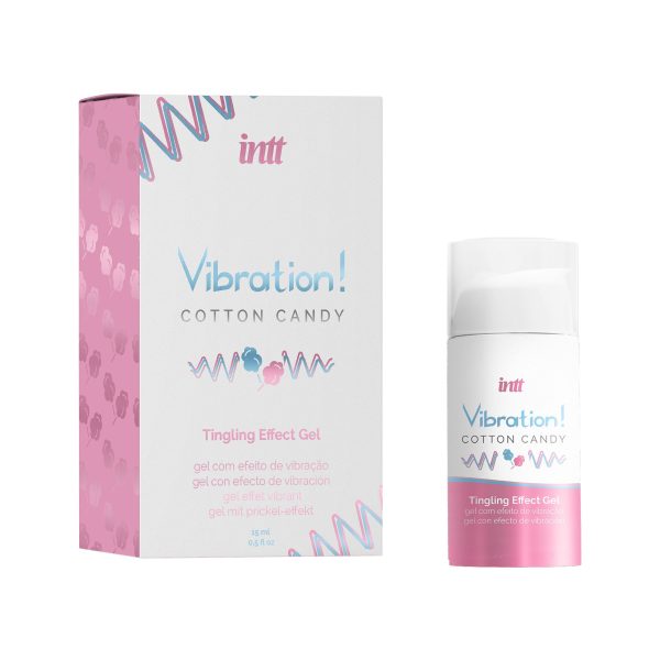 VIBRADOR LÍQUIDO ALGODÃO DOCE 15ML INTT - Imagen 2