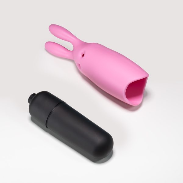 O-PET COELHO COM BALA DE 10 VIBRAÇÕES ROSA PASTEL CRUSHIOUS - Imagen 8
