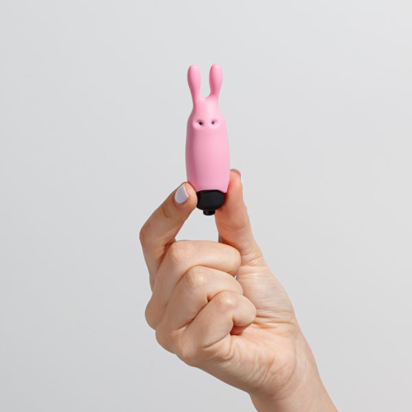 O-PET COELHO COM BALA DE 10 VIBRAÇÕES ROSA PASTEL CRUSHIOUS - Imagen 9