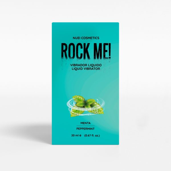 ROCK ME! VIBRADOR LÍQUIDO MENTA 20 ML NUEI - Imagen 2