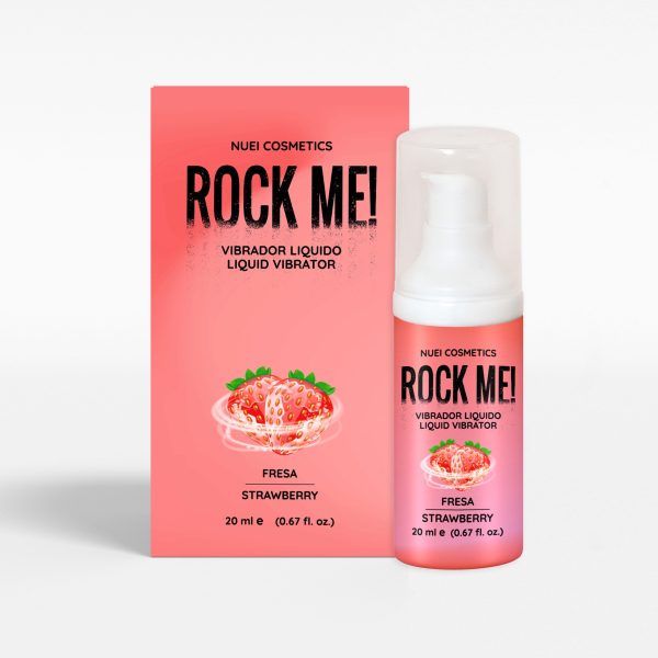 ROCK ME! VIBRADOR LÍQUIDO MORANGO 20 ML NUEI - Imagen 3