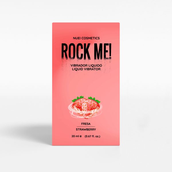 ROCK ME! VIBRADOR LÍQUIDO MORANGO 20 ML NUEI - Imagen 2