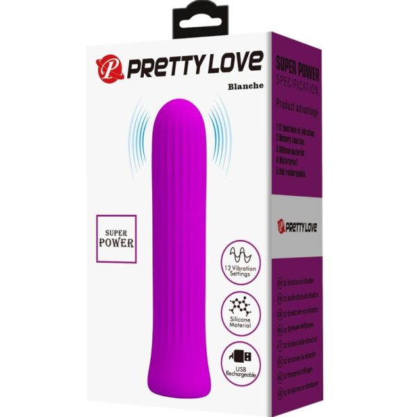 PRETTY LOVE - VIBRADOR ESTIMULADOR BLANCHE ROSA - Imagen 3