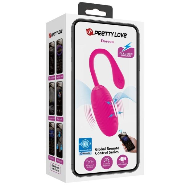 PRETTY LOVE - OVO VIBRATÓRIO RECARREGVEL DOREEN MAGENTA - Imagen 12