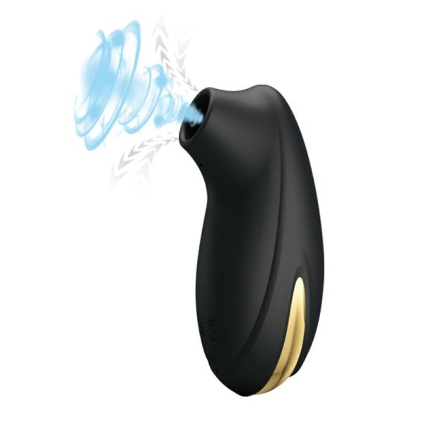 PRETTY LOVE - MASSAGER DE SUCO DE LUXO RECARREGVEL PRETO - Imagen 5