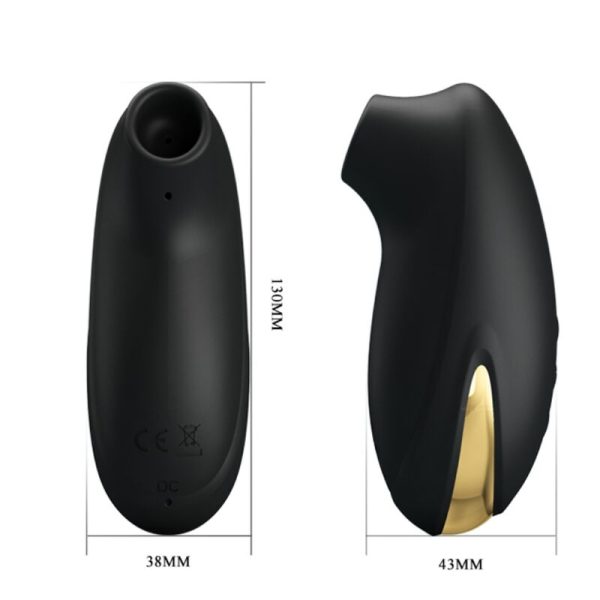 PRETTY LOVE - MASSAGER DE SUCO DE LUXO RECARREGVEL PRETO - Imagen 6