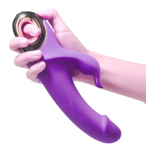 ARMONY - METEROR DILDO VIBRADOR COELHO ROTATOR ROXO - Imagen 4