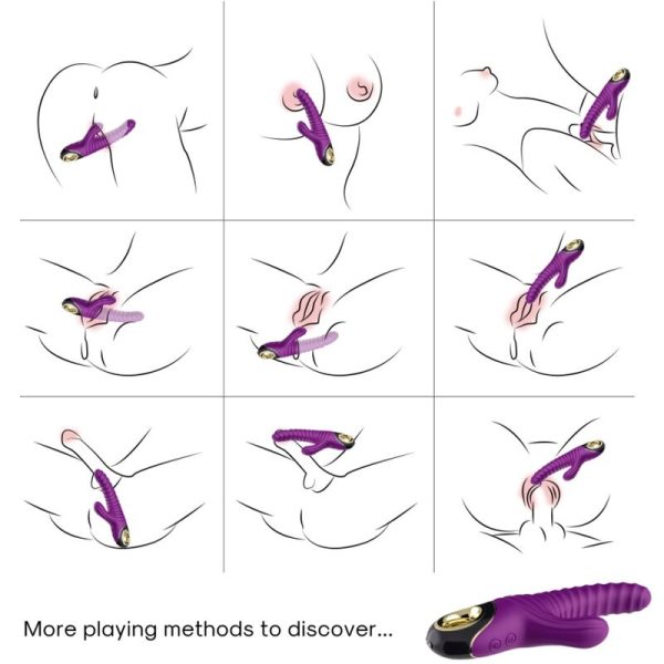 ARMONY - VIBRADOR ETERNITY SILICONE ROXO - Imagen 2