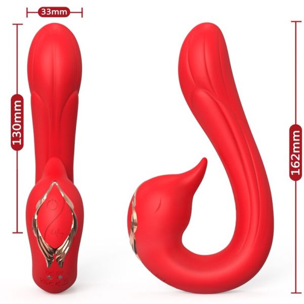 ARMONY - VIBRADOR DELFIN MULTIPOSIÇÃO E EFEITO DE CALOR VERMELHO - Imagen 2