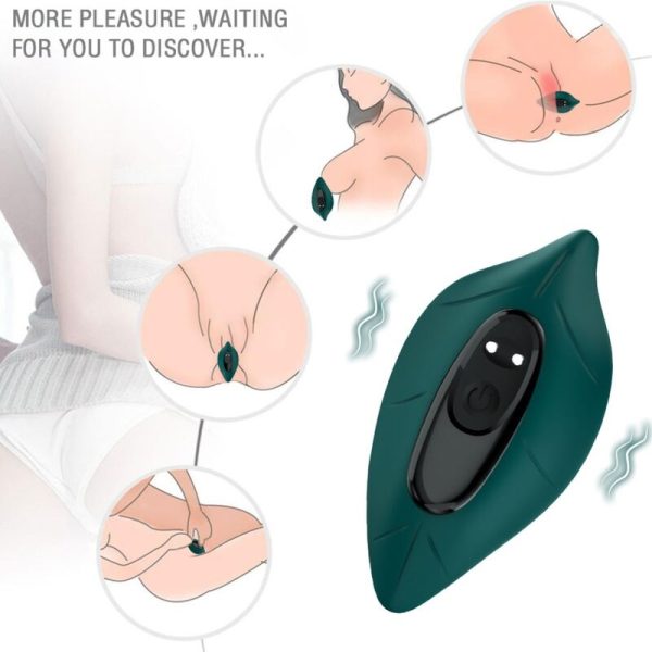 ARMONY - ESTIMULADOR E VIBRADOR CONTROLE REMOTO VERDE - Imagen 3