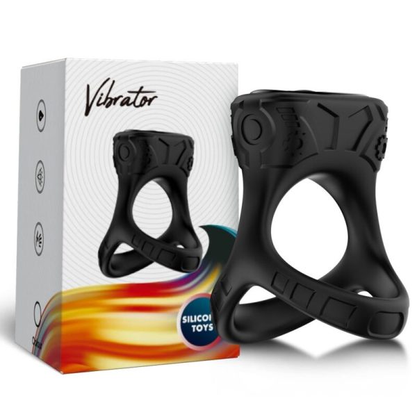 ARMONY - VIBRADOR DE ANEL E MULTPOSIÇÃO PRETO - Imagen 5