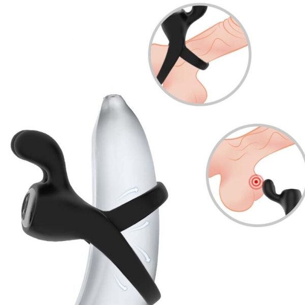 ARMONY - ANEL VIBRADOR COELHO PRETO - Imagen 2