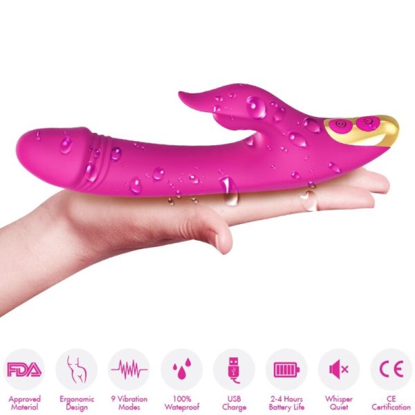 ARMONY - AMANT LAMBENDO CLITÓRIS VIBRANTE E G-SPOT FÚCSIA - Imagen 3