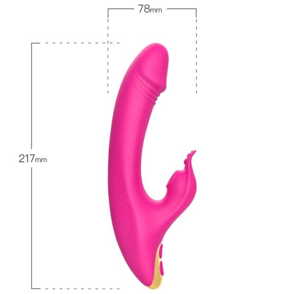 ARMONY - AMANT LAMBENDO CLITÓRIS VIBRANTE E G-SPOT FÚCSIA - Imagen 2
