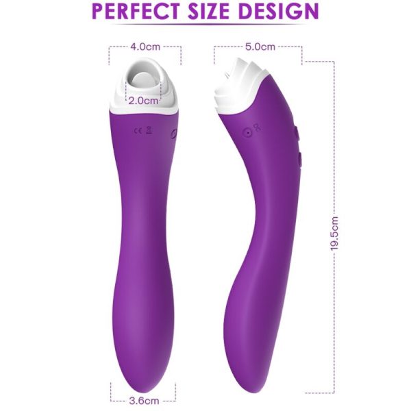 ARMONY - FAIRYLAND LAMINDO CLITOR VIBRANTE E VIBRADOR ROXO - Imagen 4