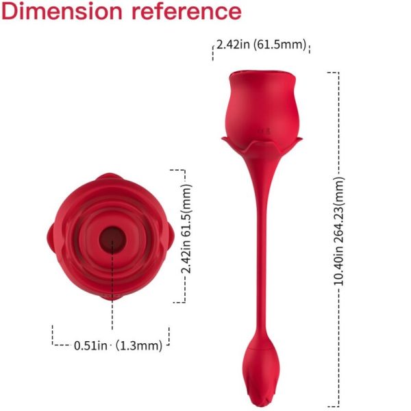 ARMONY - PINK LICKING VIBRANDO DE CLIT & VIBRADOR VERMELHO - Imagen 4