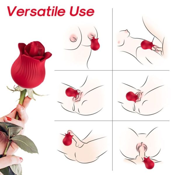 ARMONY - VIBRADOR E ESTIMULADOR ROSA VERMELHO - Imagen 2