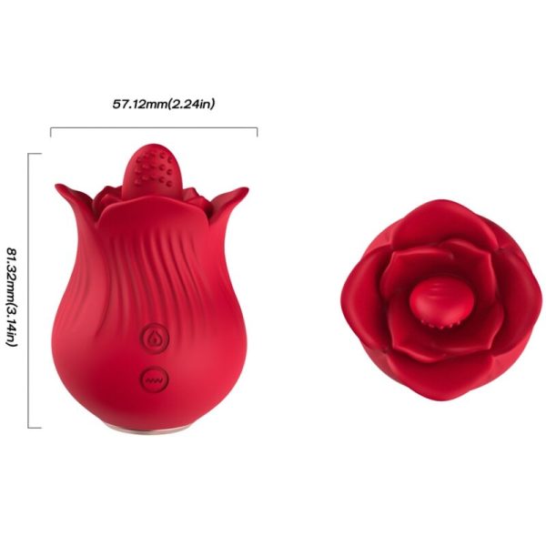ARMONY - VIBRADOR E ESTIMULADOR ROSA VERMELHO - Imagen 4