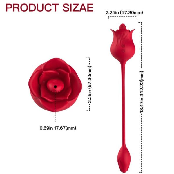 ARMONY - VIBRADOR ROSA CON COLA VERMELHO - Imagen 4