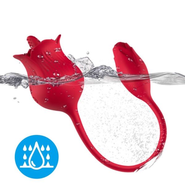ARMONY - VIBRADOR ROSA CON COLA VERMELHO - Imagen 3