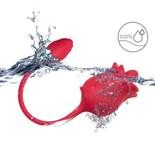 ARMONY - ESTIMULADOR E VIBRADOR ROSA COLA VERMELHO - Imagen 3