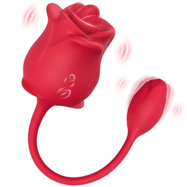 ARMONY - ESTIMULADOR E VIBRADOR ROSA COLA VERMELHO - Imagen 5