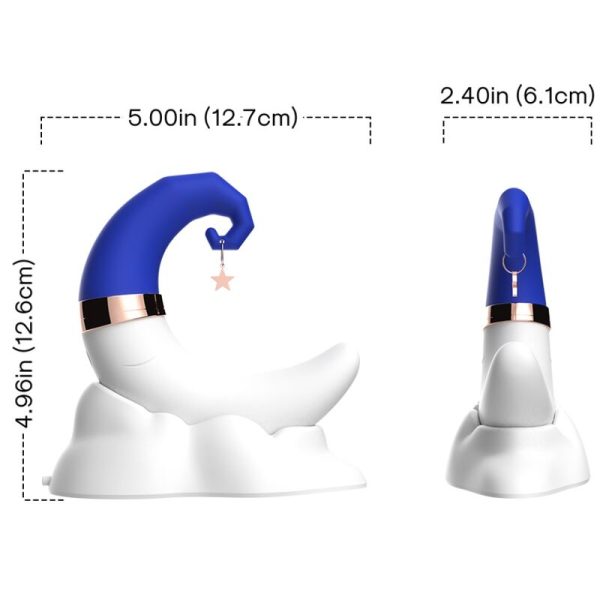 ARMONY - SWEETMOON LAMINDO CLITOR VIBRANTE E G-SPOT AZUL - Imagen 3