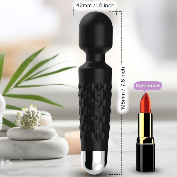 ARMONY - MASSAGER E VIBRADOR POSTMAN CABEÇA SUPER FLEXÍVEL PRETA - Imagen 2